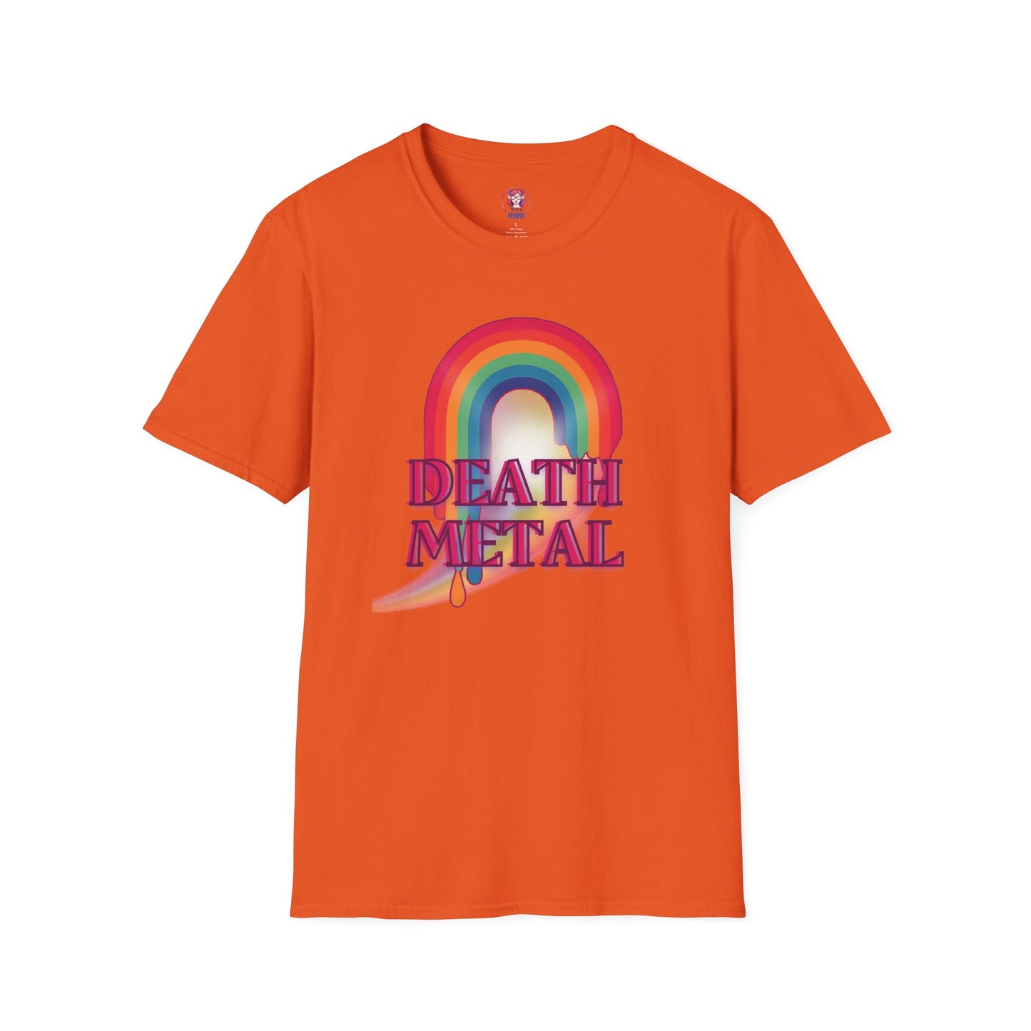 Rainbow Death Metal - Unisex Softstyle T-Shirt