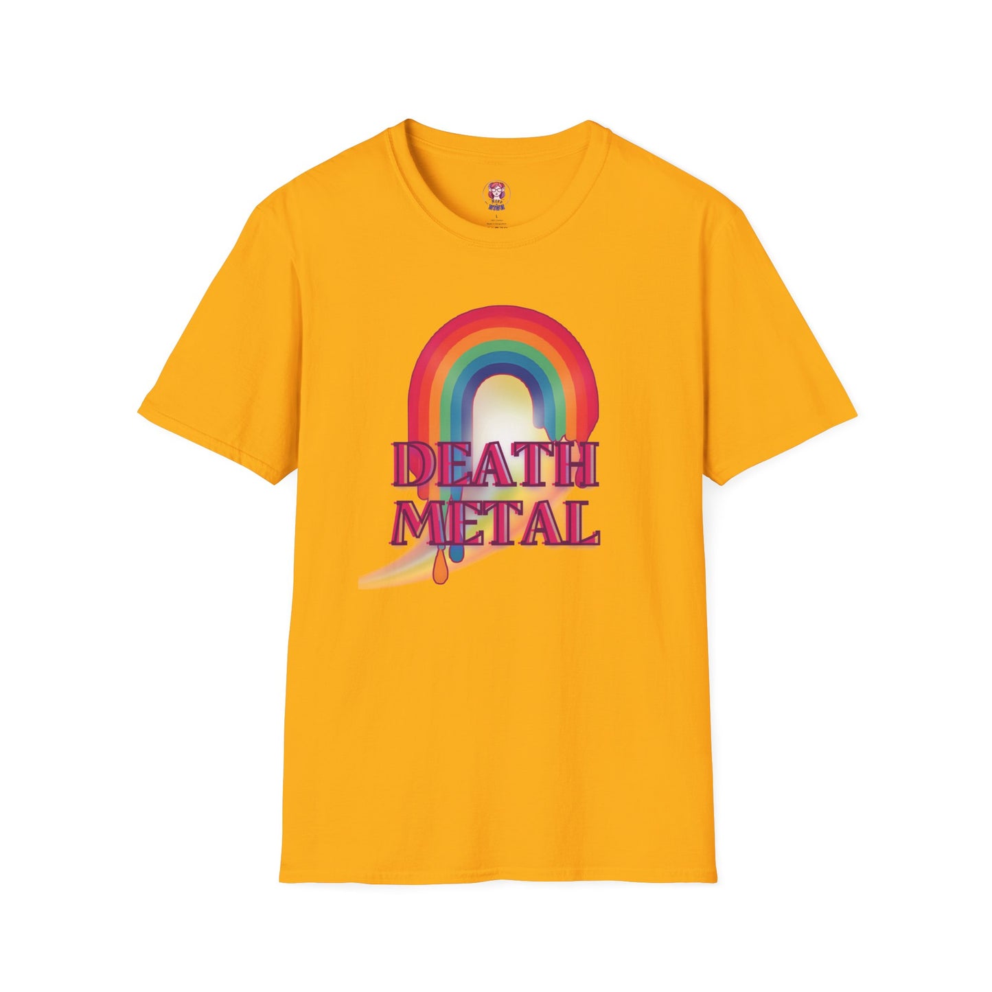 Rainbow Death Metal - Unisex Softstyle T-Shirt