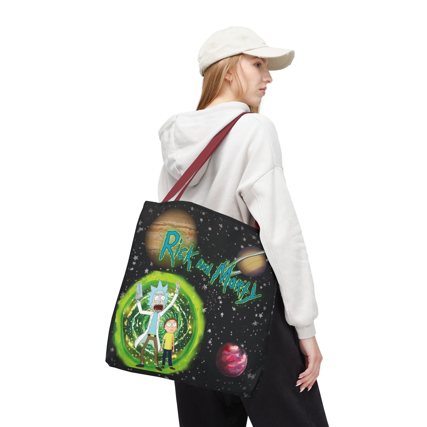 Rick & Morty Custom Adventure Tote Bag