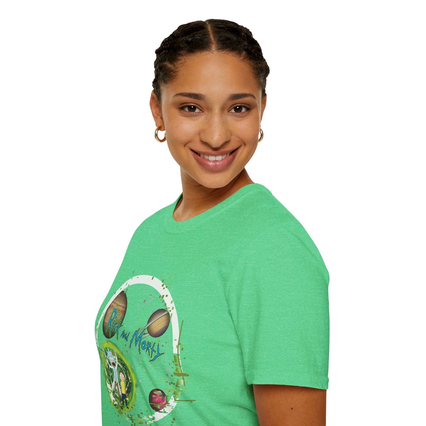 Rick & Morty Broken Space - Unisex Softstyle T-Shirt