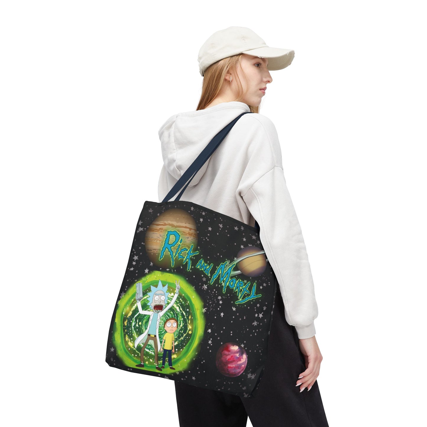 Rick & Morty Custom Adventure Tote Bag