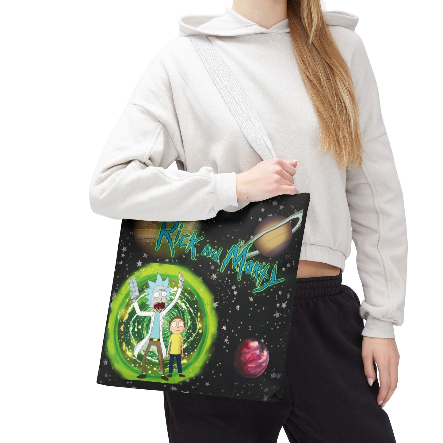 Rick & Morty Custom Adventure Tote Bag