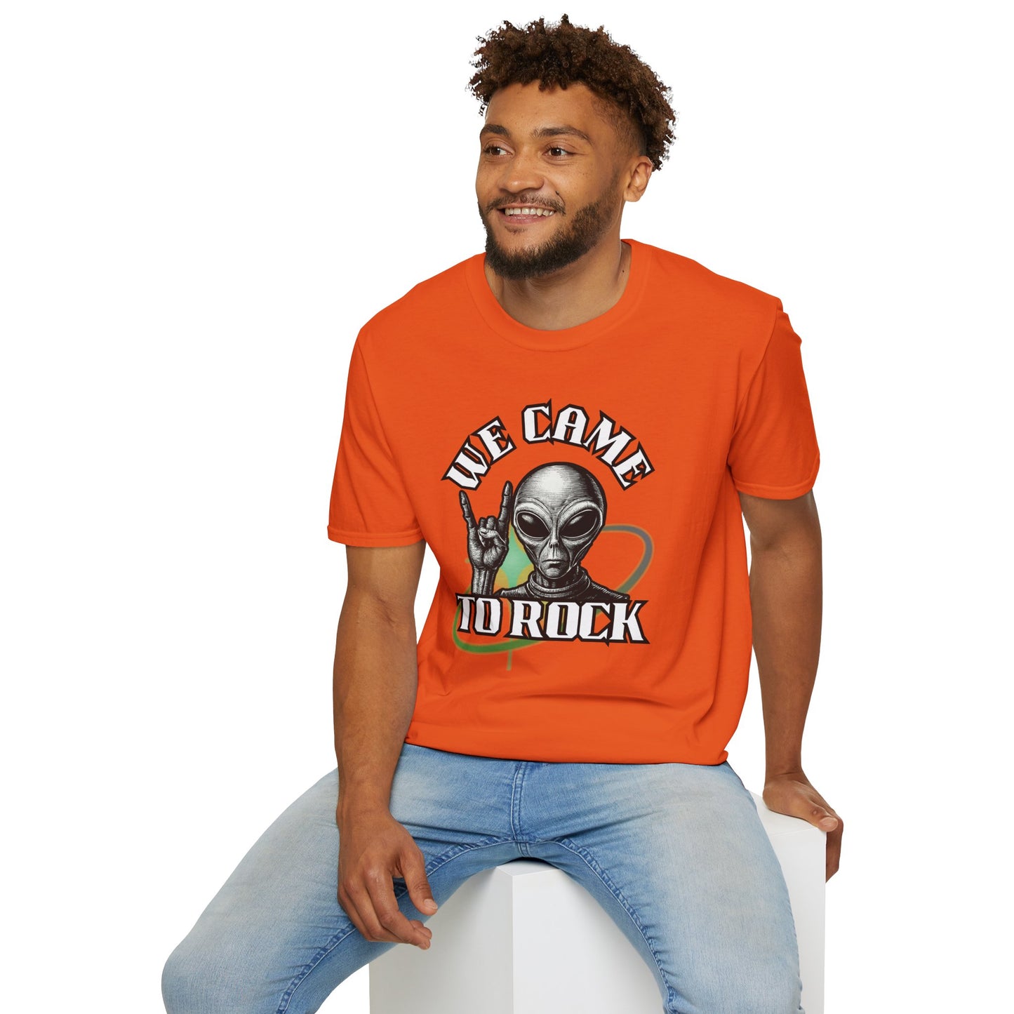 Alien Metal - We Came to Rock - Unisex Softstyle T-Shirt