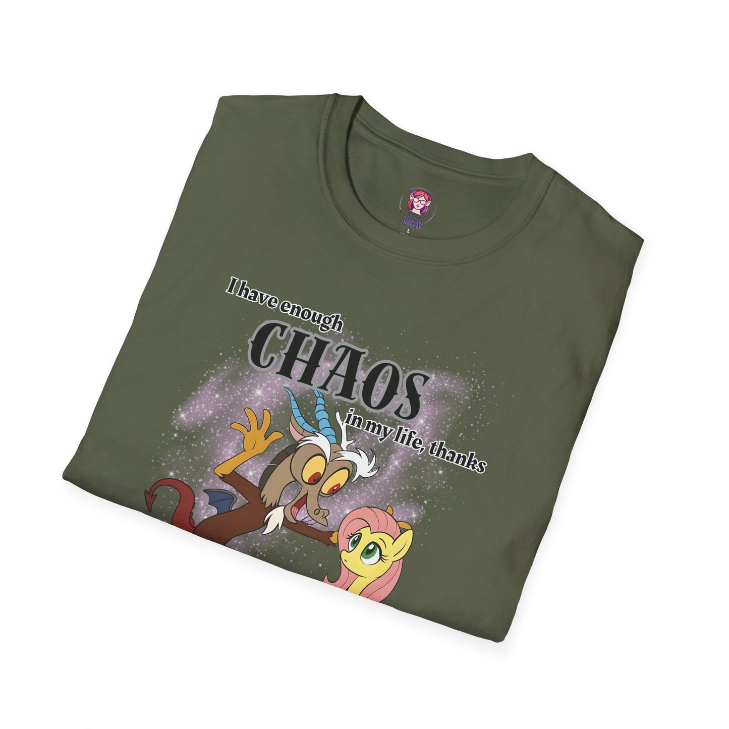 My Little Pony Discord and Fluttershy - Unisex Softstyle T-Shirt