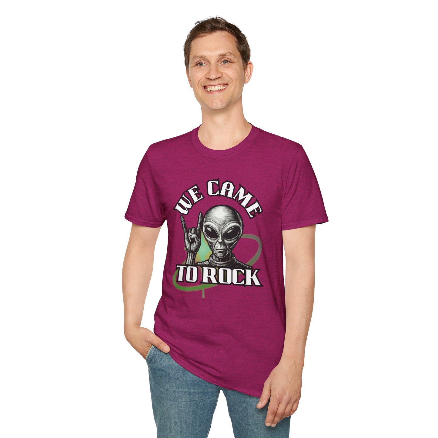 Alien Metal - We Came to Rock - Unisex Softstyle T-Shirt