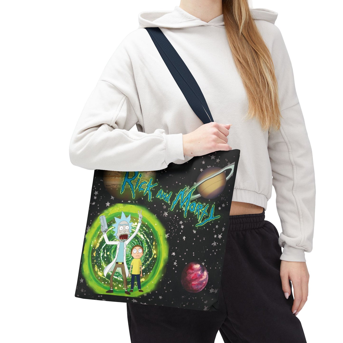 Rick & Morty Custom Adventure Tote Bag