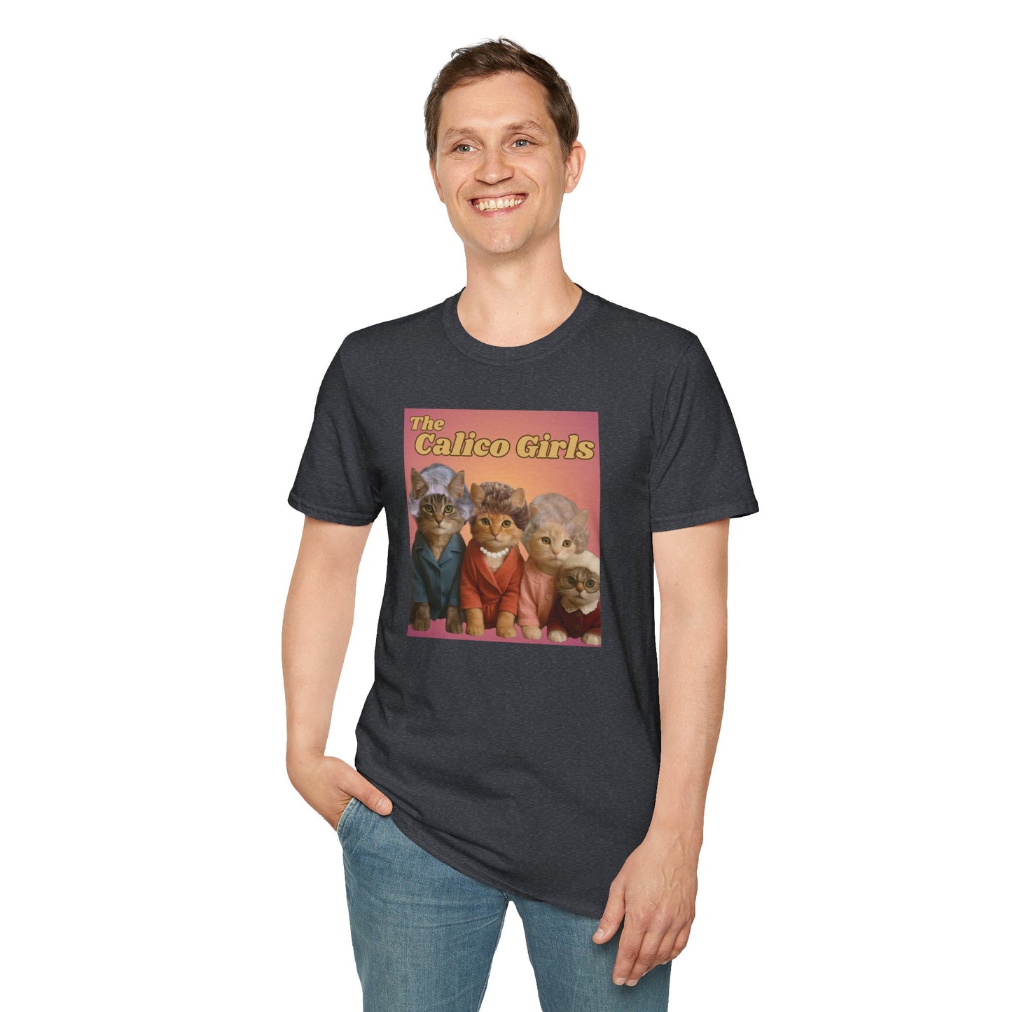 The Calico Girls cute kittens - Unisex Softstyle T-Shirt
