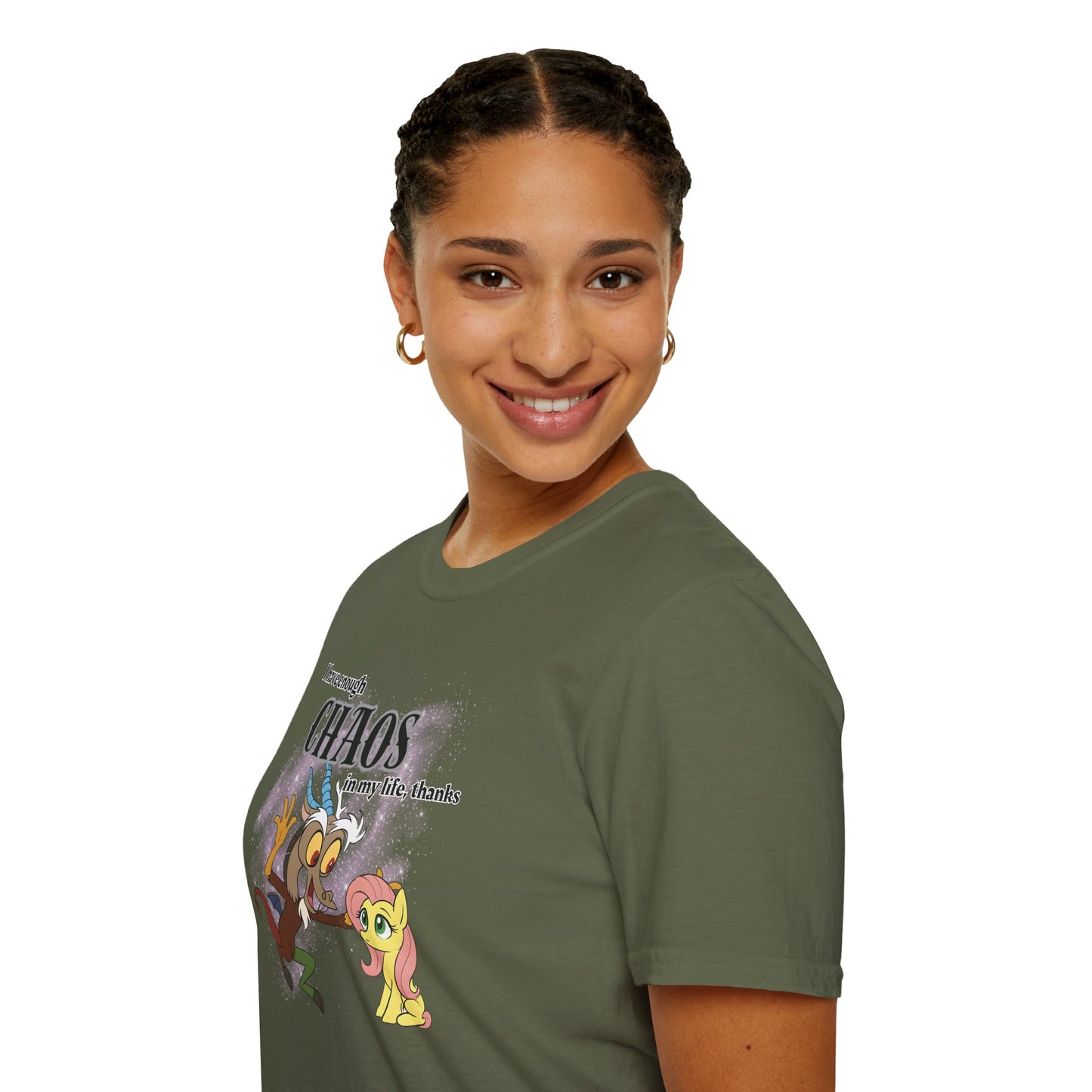 My Little Pony Discord and Fluttershy - Unisex Softstyle T-Shirt