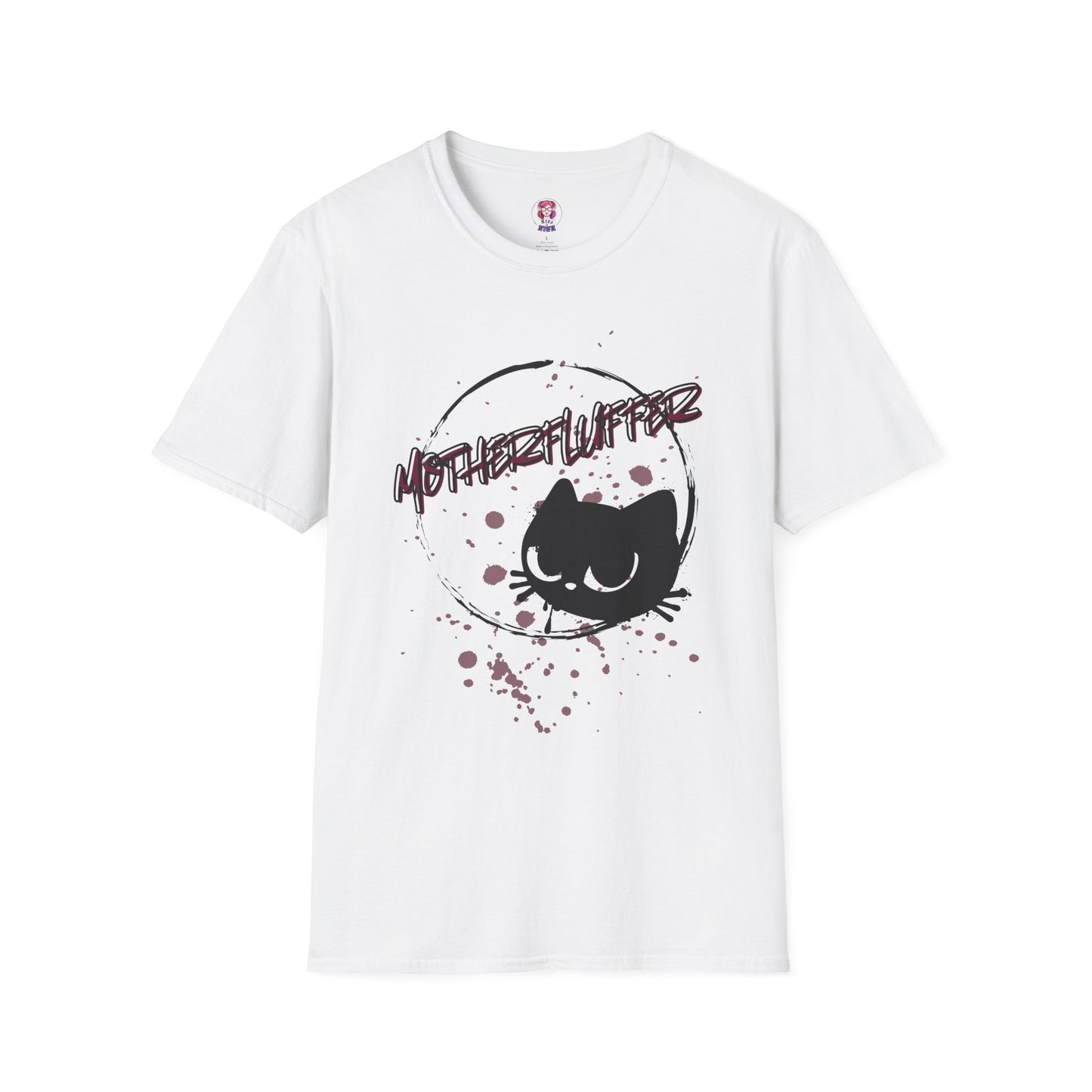 Motherfluffer Color Cat - Unisex Softstyle T-Shirt