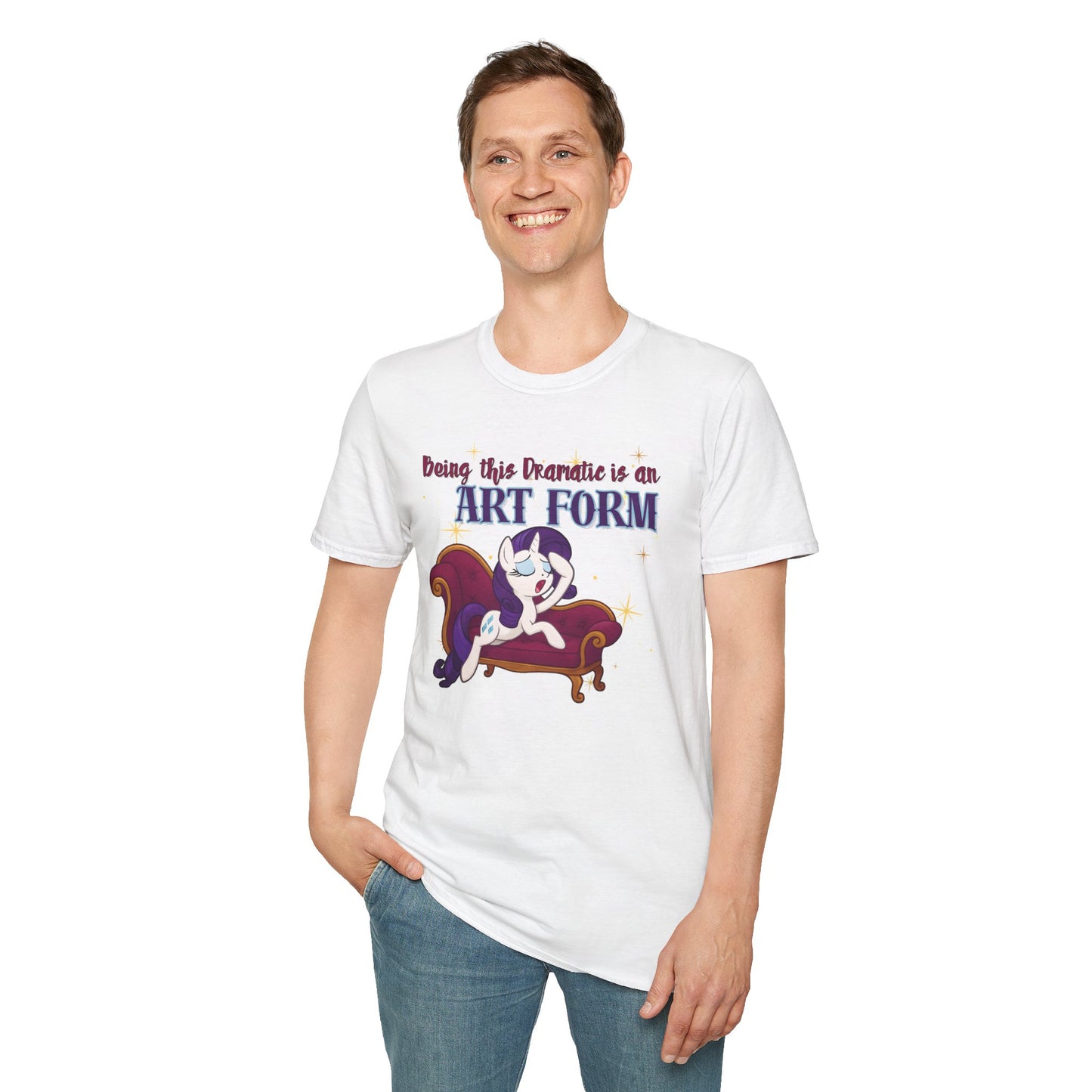 My Little Pony Rarity - Being Dramatic - Unisex Softstyle T-Shirt