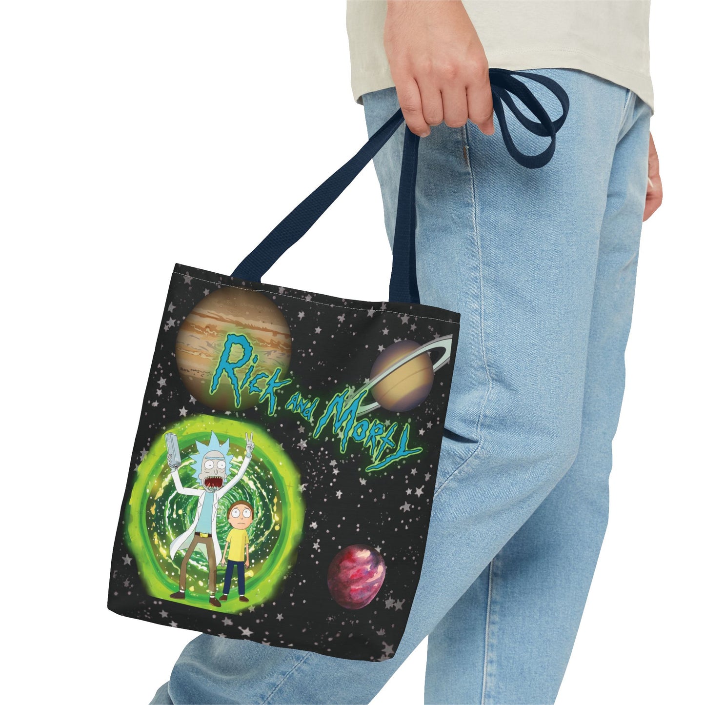 Rick & Morty Custom Adventure Tote Bag