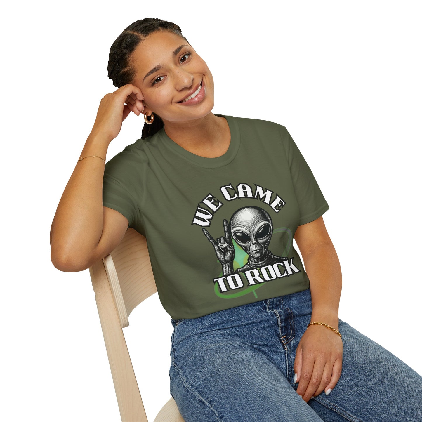 Alien Metal - We Came to Rock - Unisex Softstyle T-Shirt