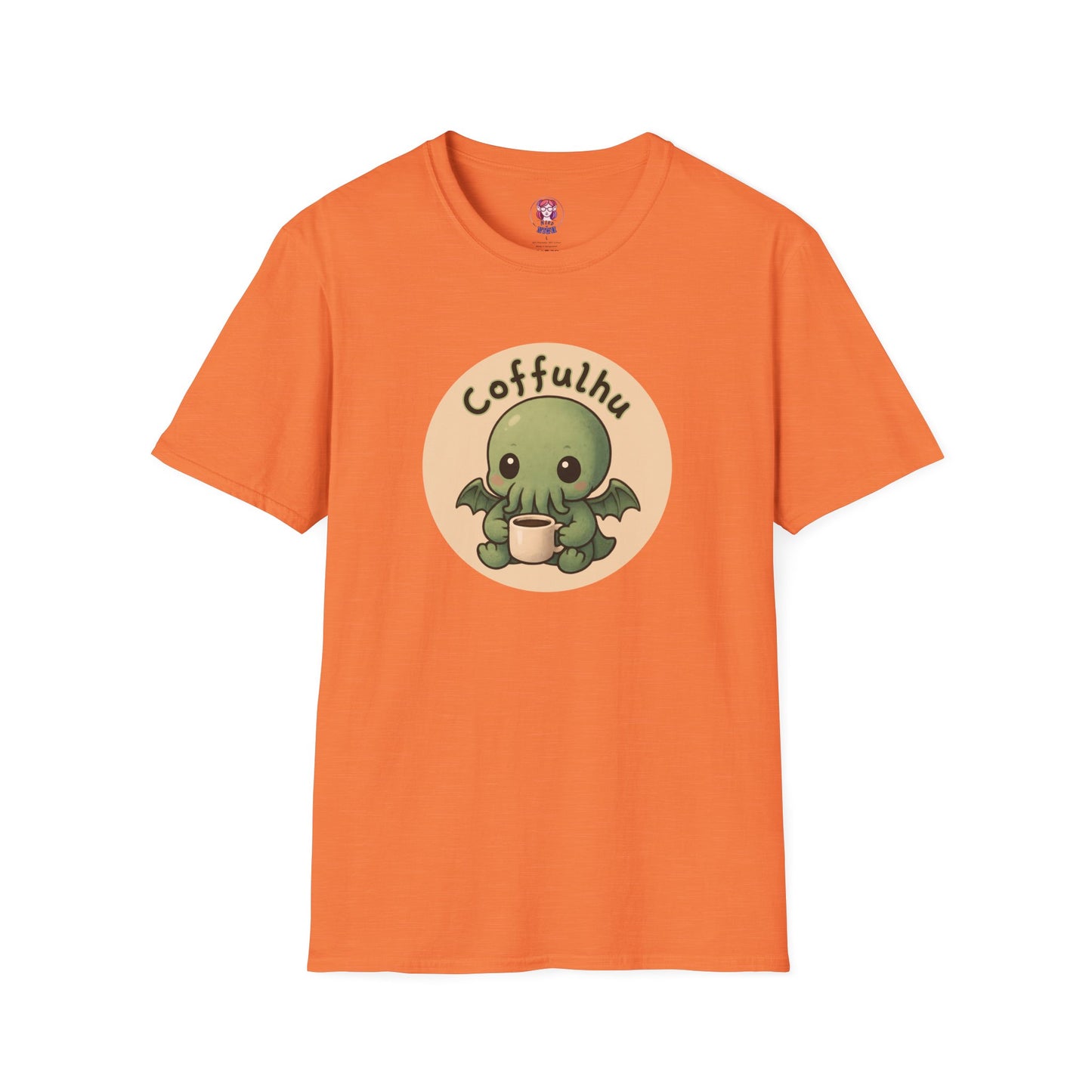 Cthulhu Coffulhu Coffee Pun - Unisex Softstyle T-Shirt