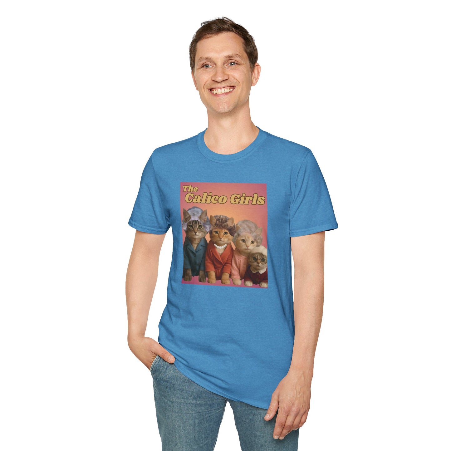 The Calico Girls cute kittens - Unisex Softstyle T-Shirt