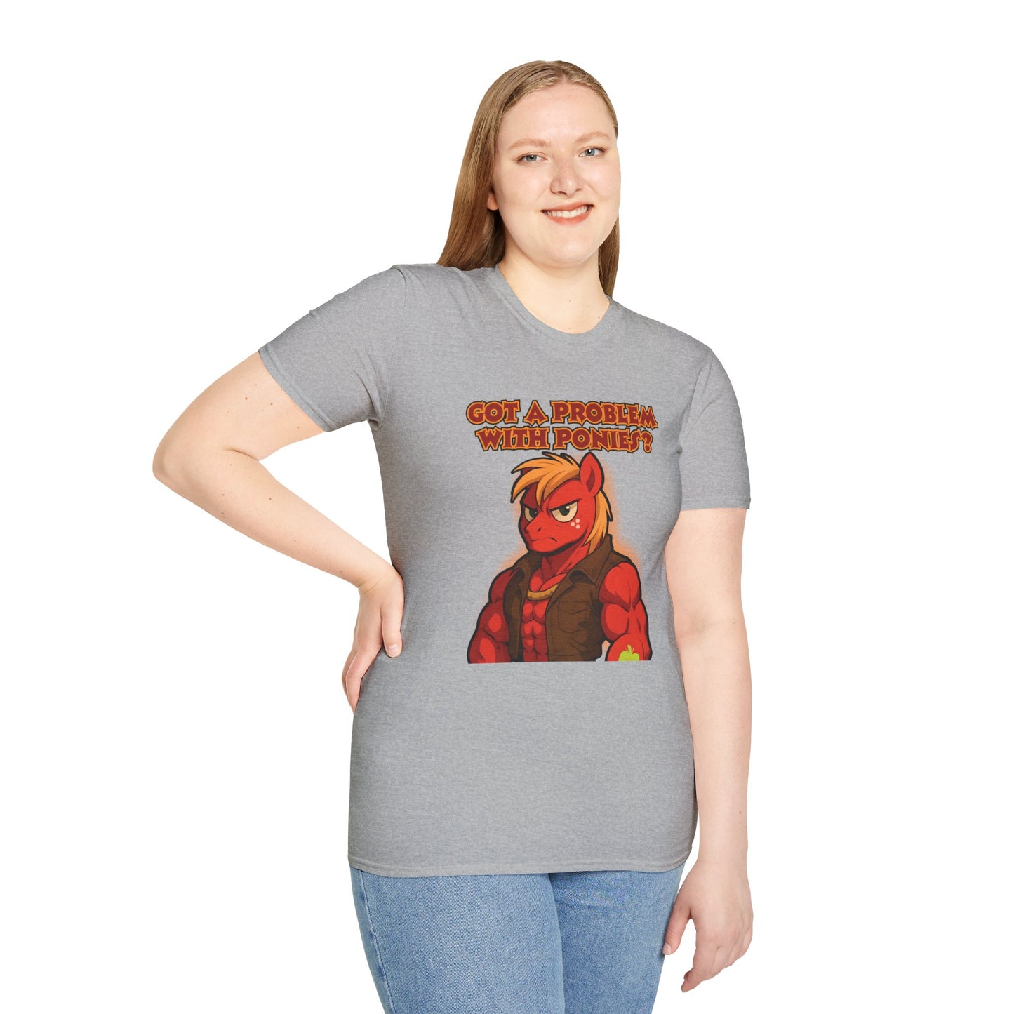 My Little Pony Masculine Big Mac - Pony Problem - Unisex Softstyle T-Shirt