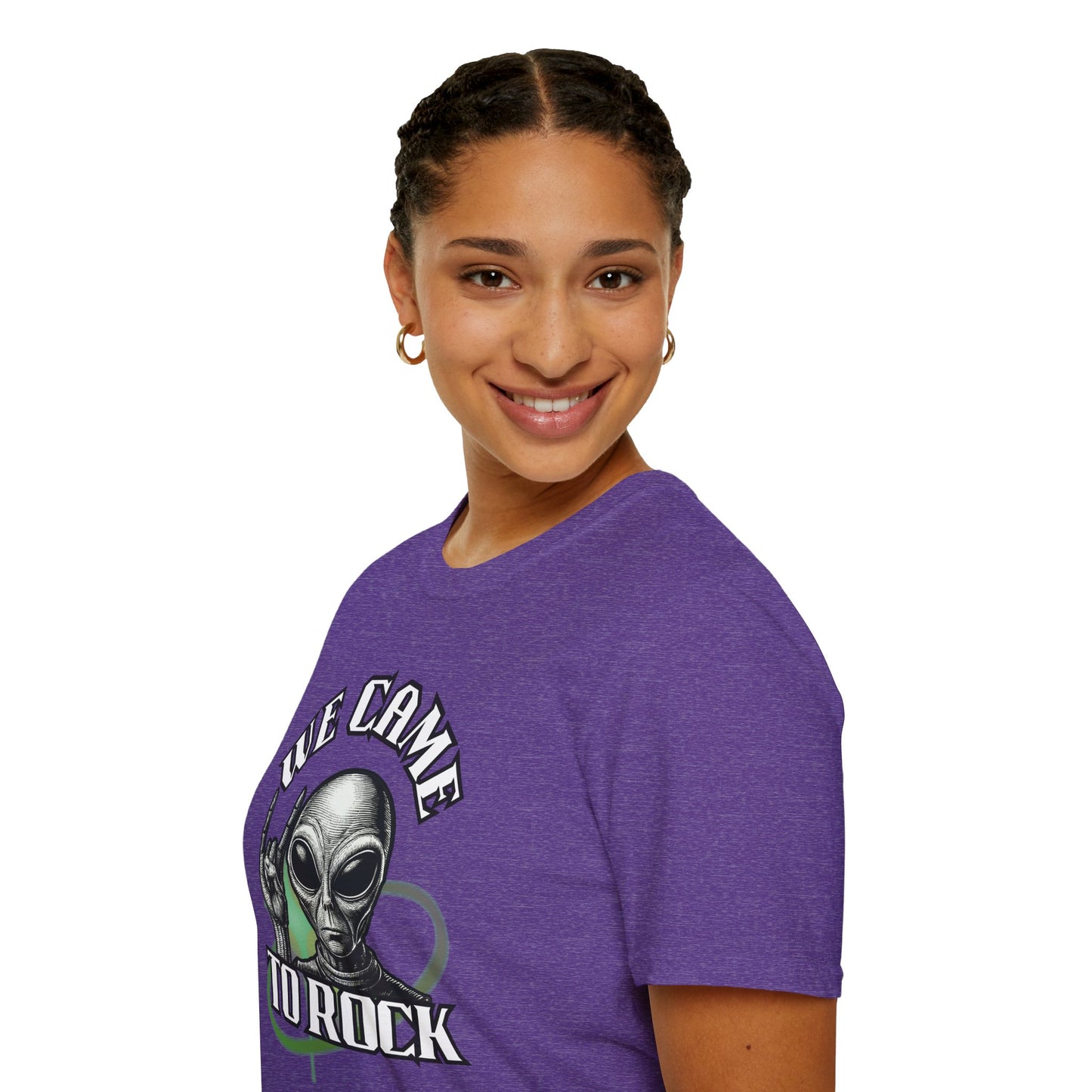 Alien Metal - We Came to Rock - Unisex Softstyle T-Shirt