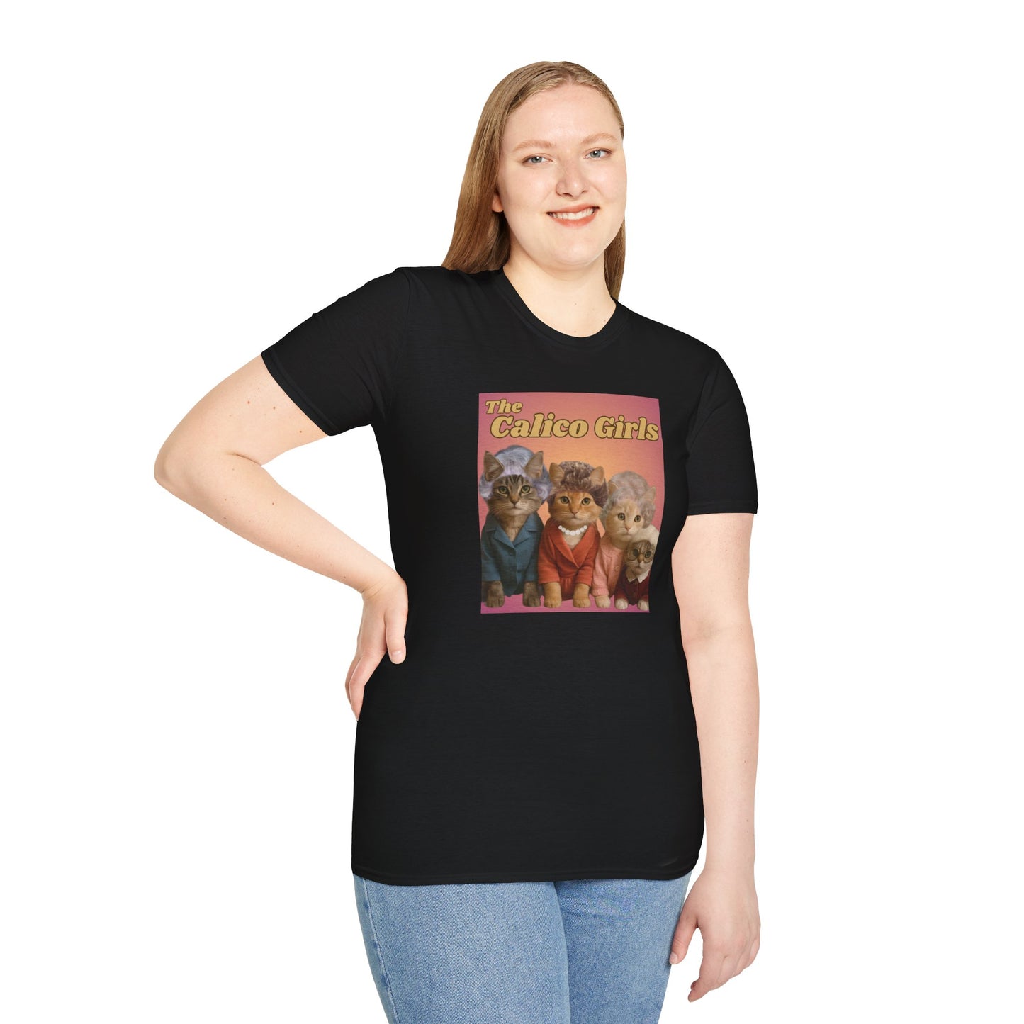 The Calico Girls cute kittens - Unisex Softstyle T-Shirt