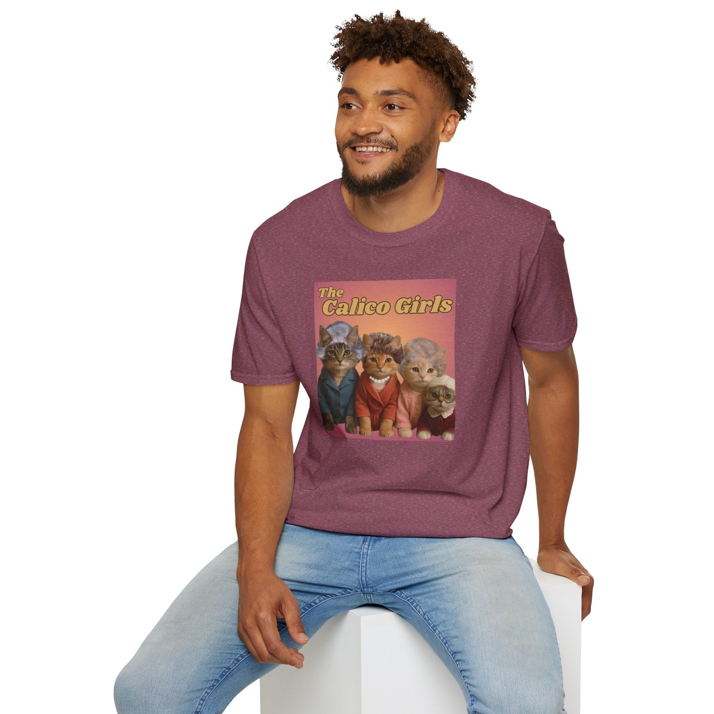 The Calico Girls cute kittens - Unisex Softstyle T-Shirt