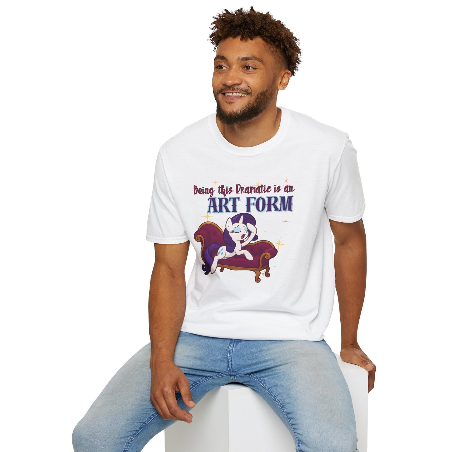 My Little Pony Rarity - Being Dramatic - Unisex Softstyle T-Shirt