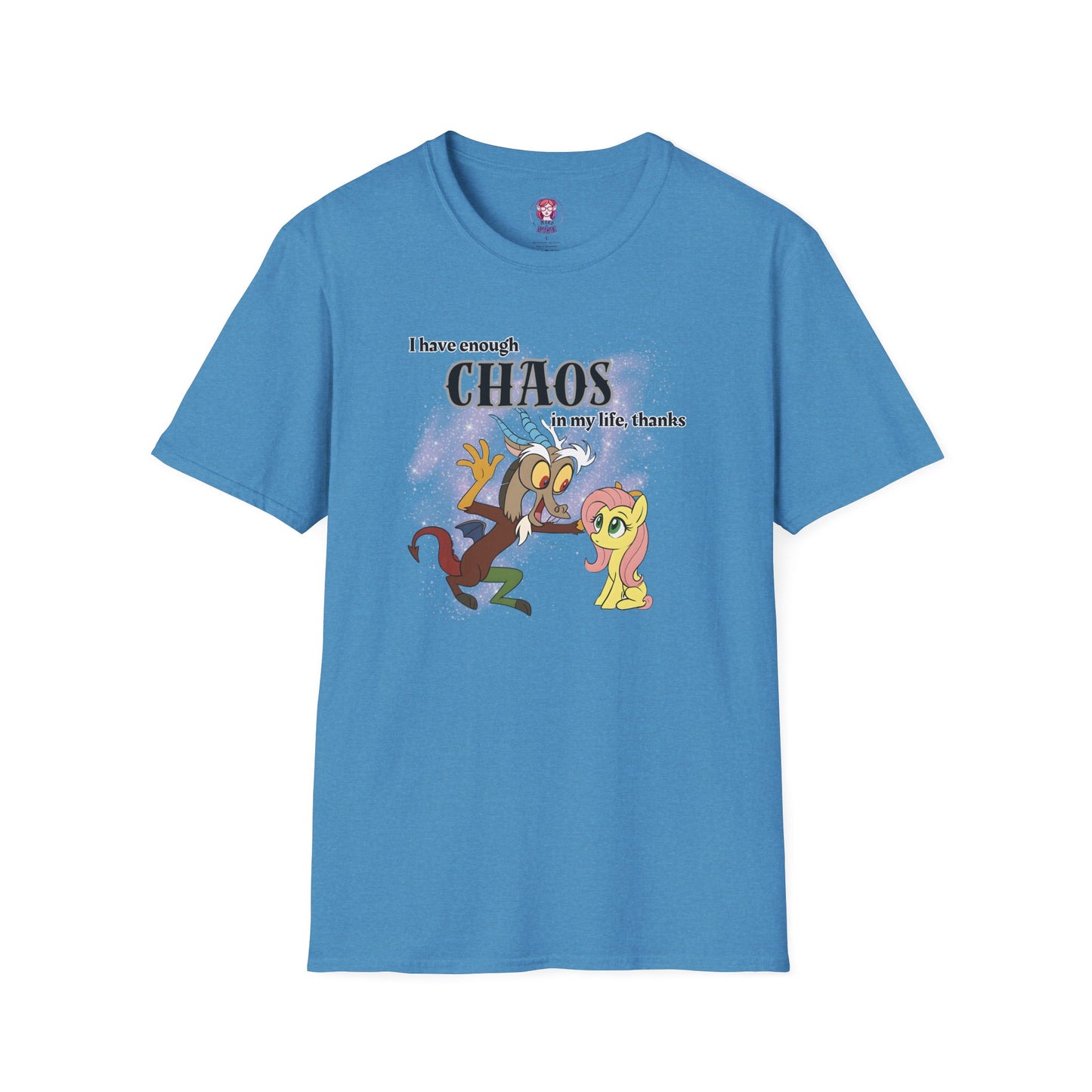 My Little Pony Discord and Fluttershy - Unisex Softstyle T-Shirt