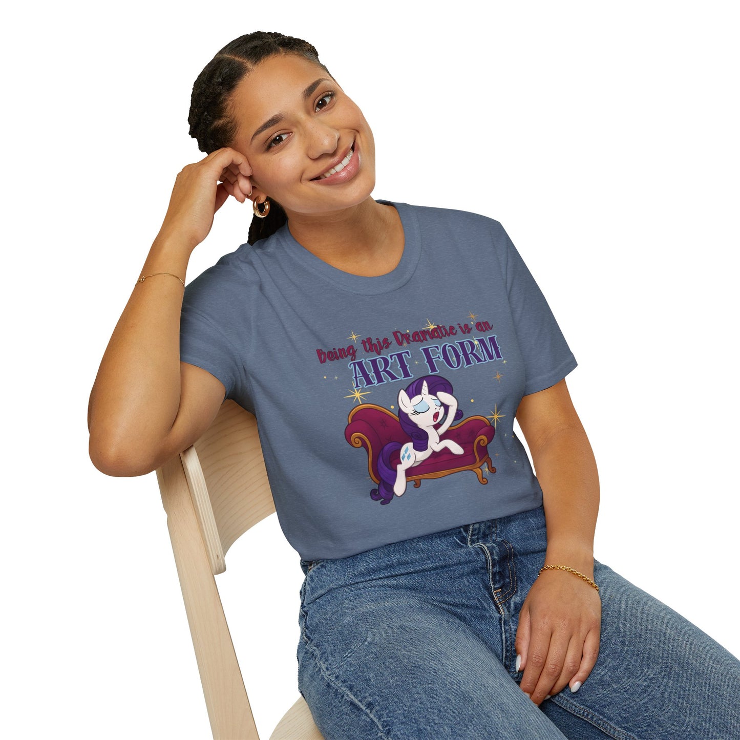 My Little Pony Rarity - Being Dramatic - Unisex Softstyle T-Shirt