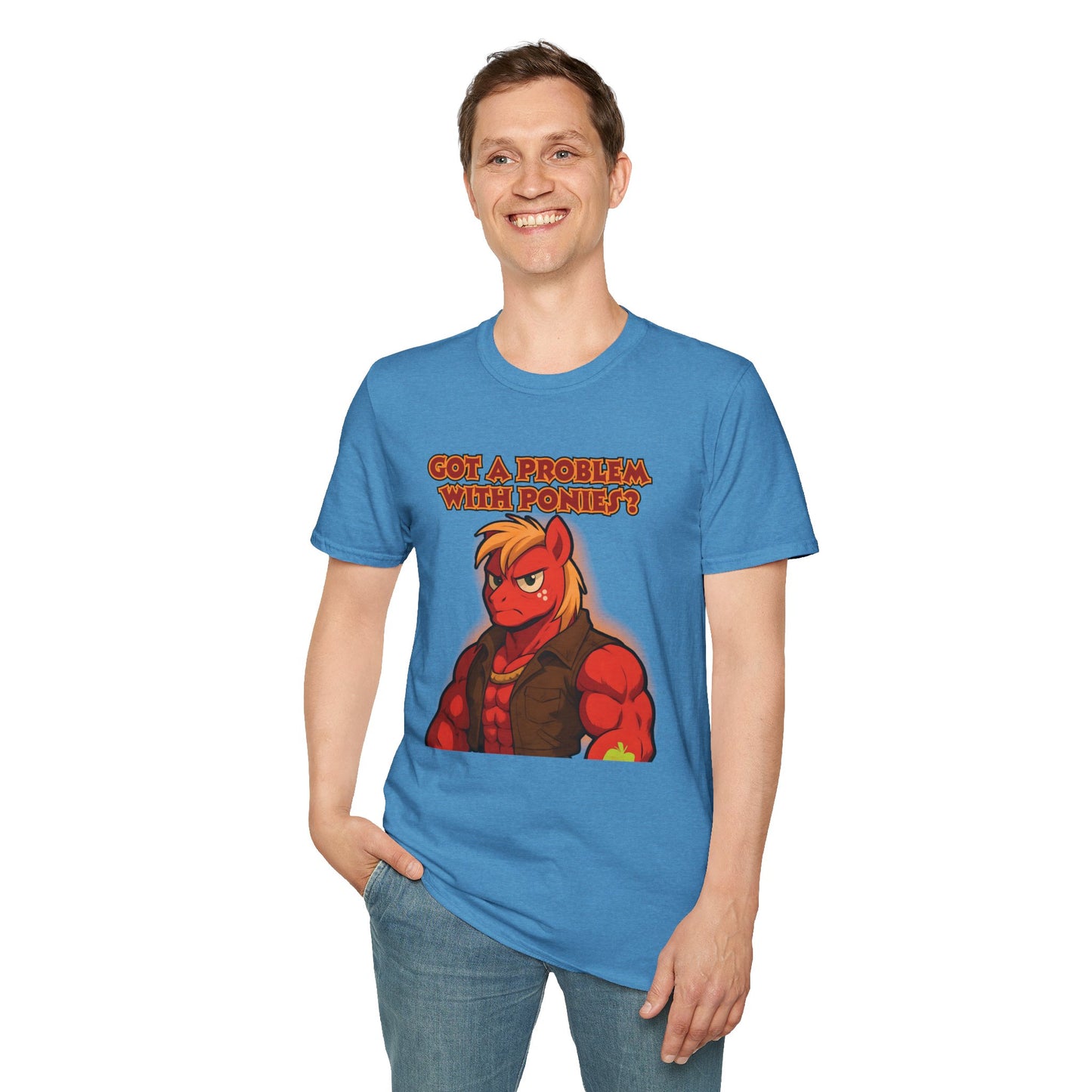 My Little Pony Masculine Big Mac - Pony Problem - Unisex Softstyle T-Shirt