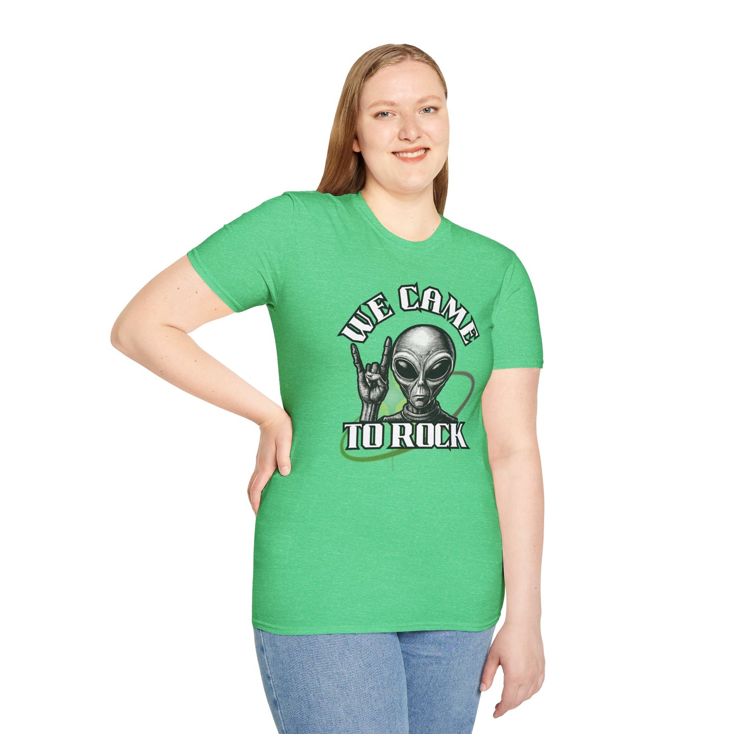 Alien Metal - We Came to Rock - Unisex Softstyle T-Shirt