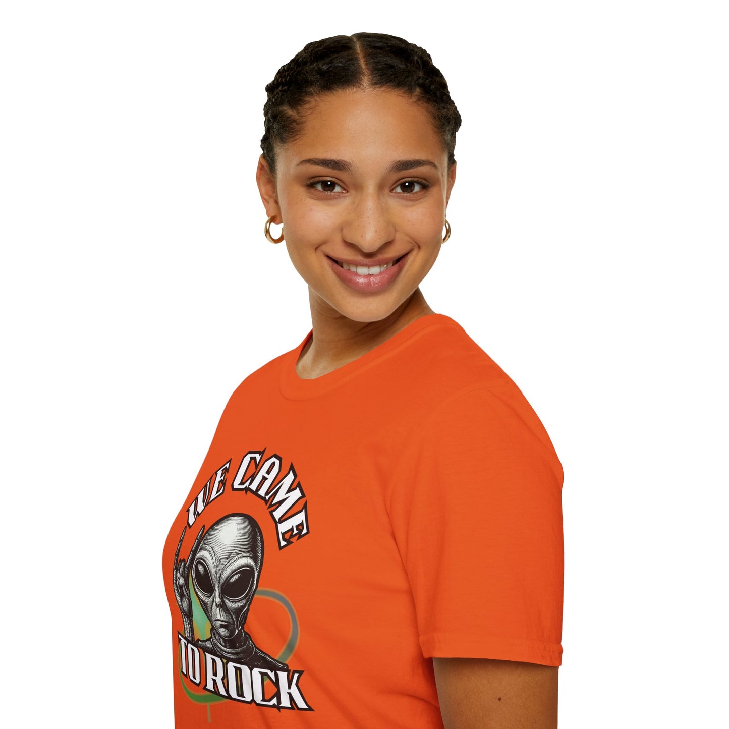Alien Metal - We Came to Rock - Unisex Softstyle T-Shirt