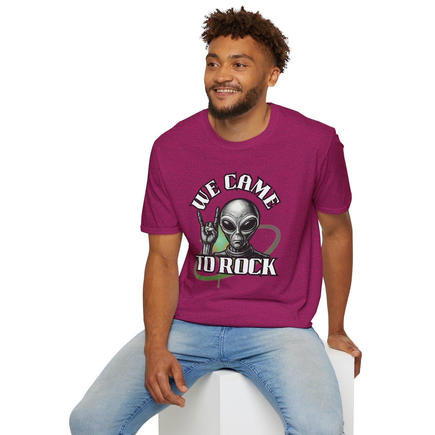 Alien Metal - We Came to Rock - Unisex Softstyle T-Shirt