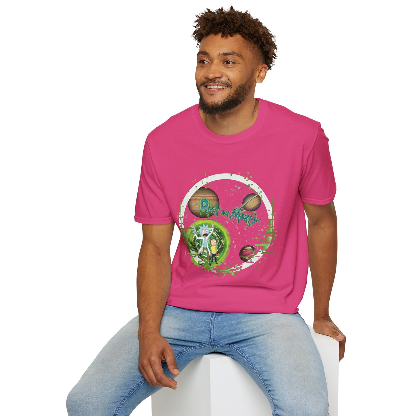 Rick & Morty Broken Space - Unisex Softstyle T-Shirt
