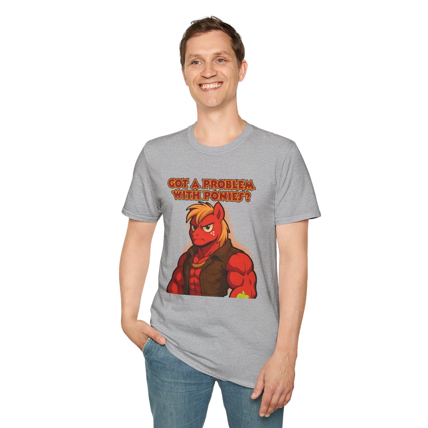 My Little Pony Masculine Big Mac - Pony Problem - Unisex Softstyle T-Shirt