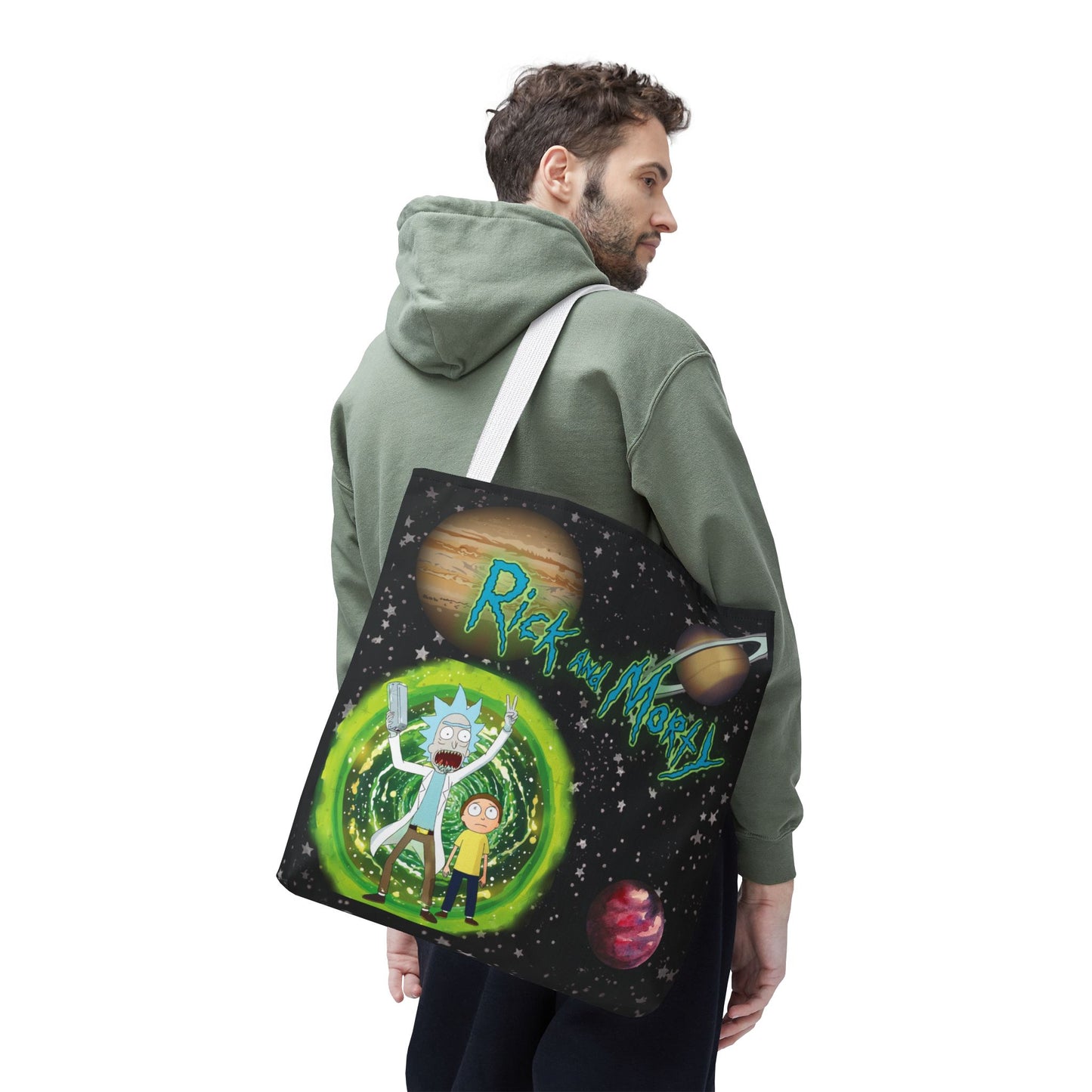 Rick & Morty Custom Adventure Tote Bag