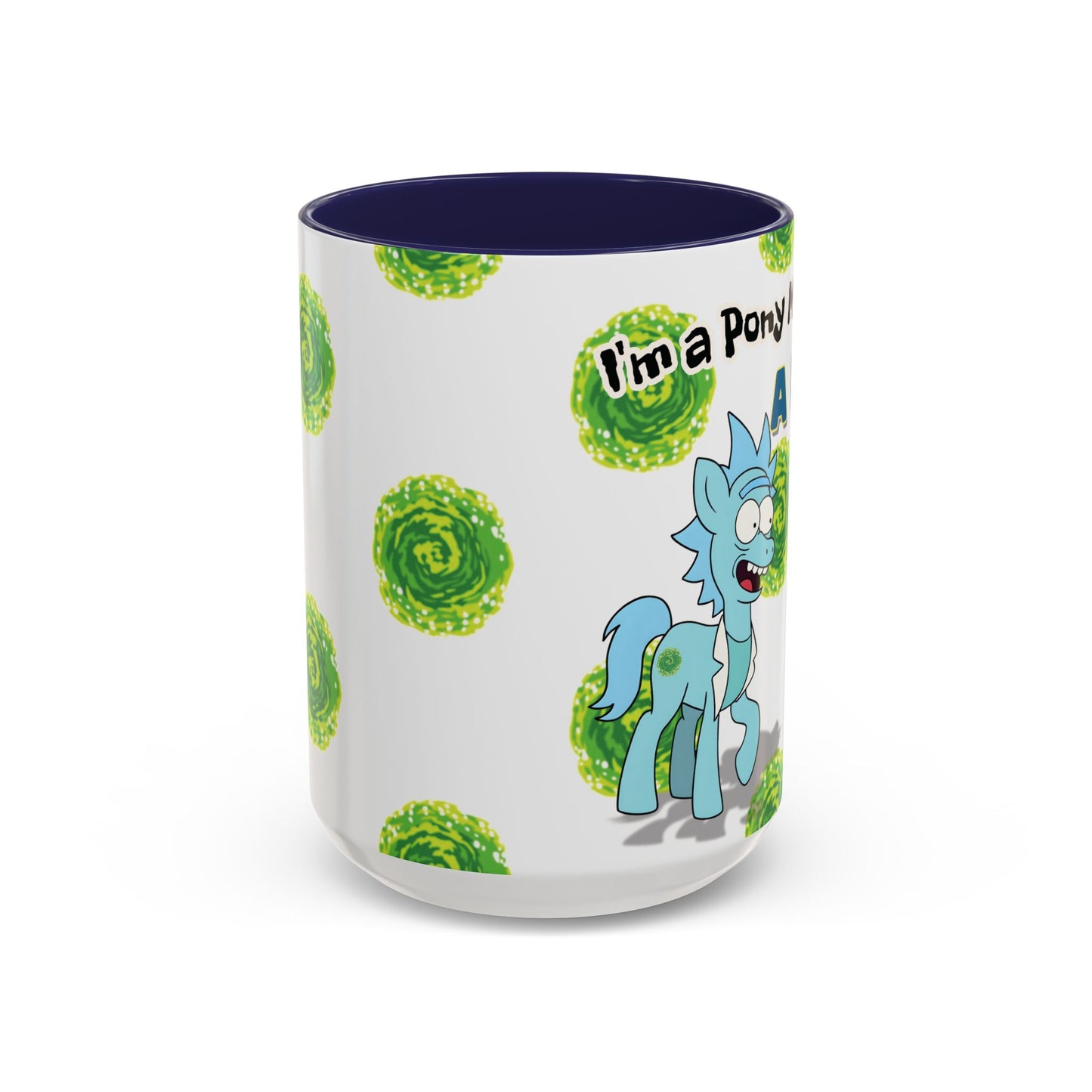 Rick & Morty Pony Accent Coffee Mug (11, 15oz)