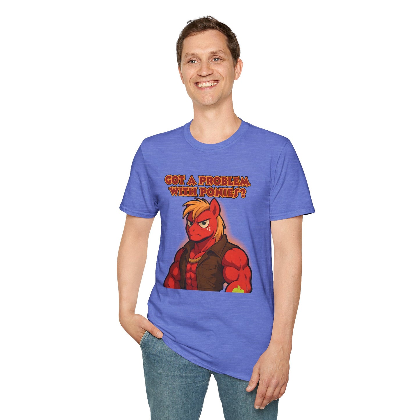 My Little Pony Masculine Big Mac - Pony Problem - Unisex Softstyle T-Shirt
