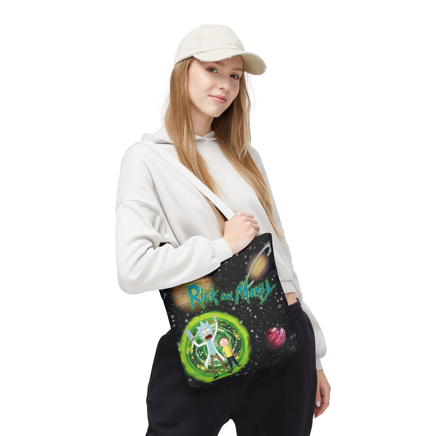 Rick & Morty Custom Adventure Tote Bag