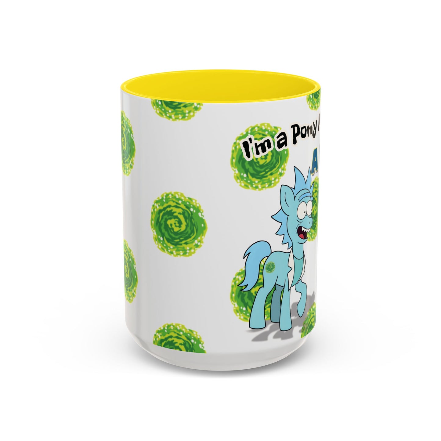 Rick & Morty Pony Accent Coffee Mug (11, 15oz)