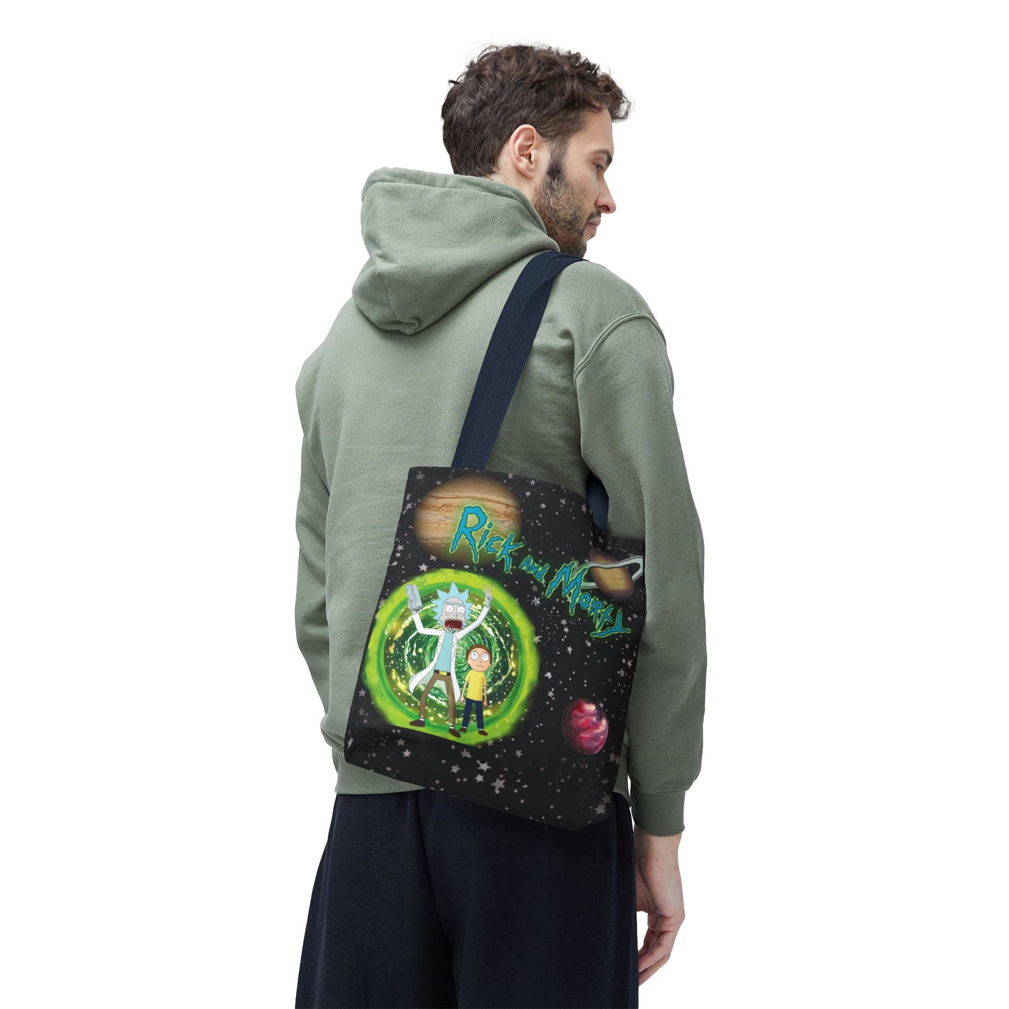 Rick & Morty Custom Adventure Tote Bag