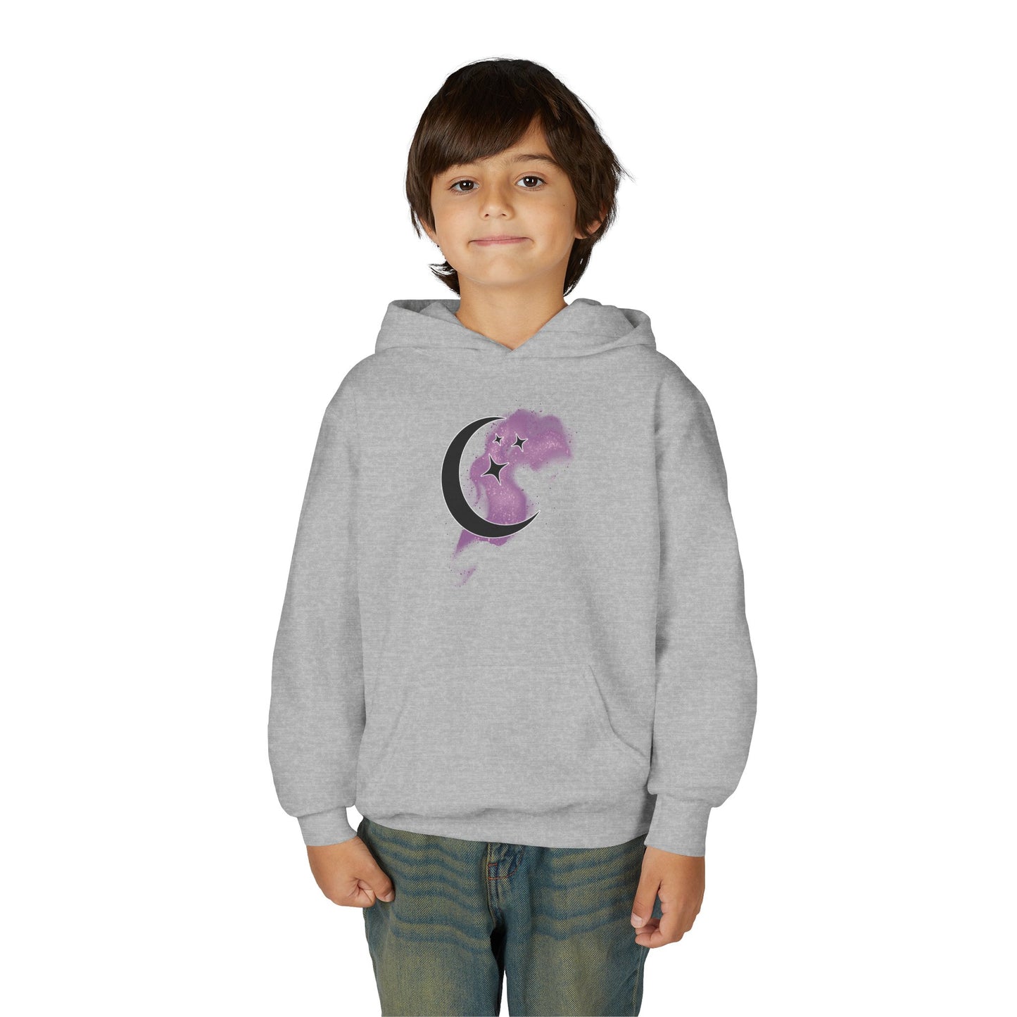 Adorably Diabolic Unicorn Magic - Youth Heavy Blend Hooded Sweatshirt