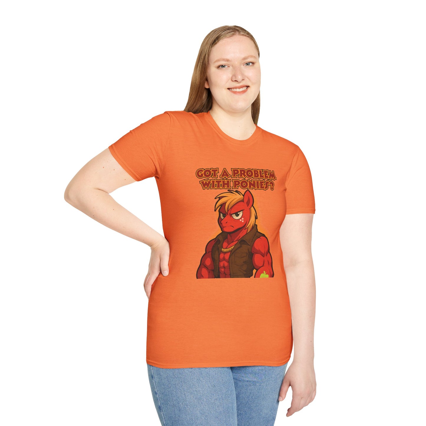 My Little Pony Masculine Big Mac - Pony Problem - Unisex Softstyle T-Shirt