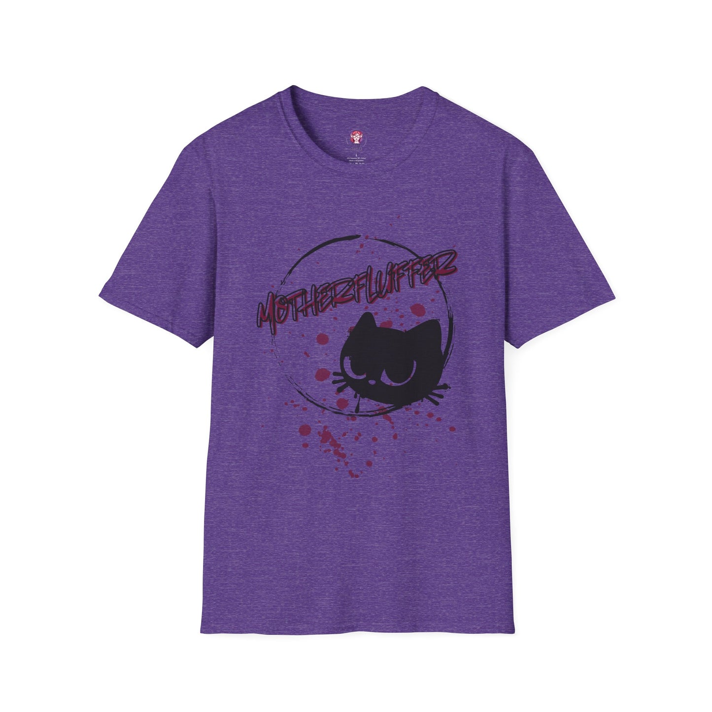 Motherfluffer Color Cat - Unisex Softstyle T-Shirt