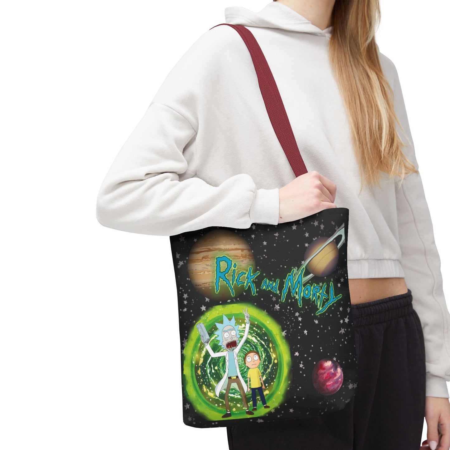 Rick & Morty Custom Adventure Tote Bag