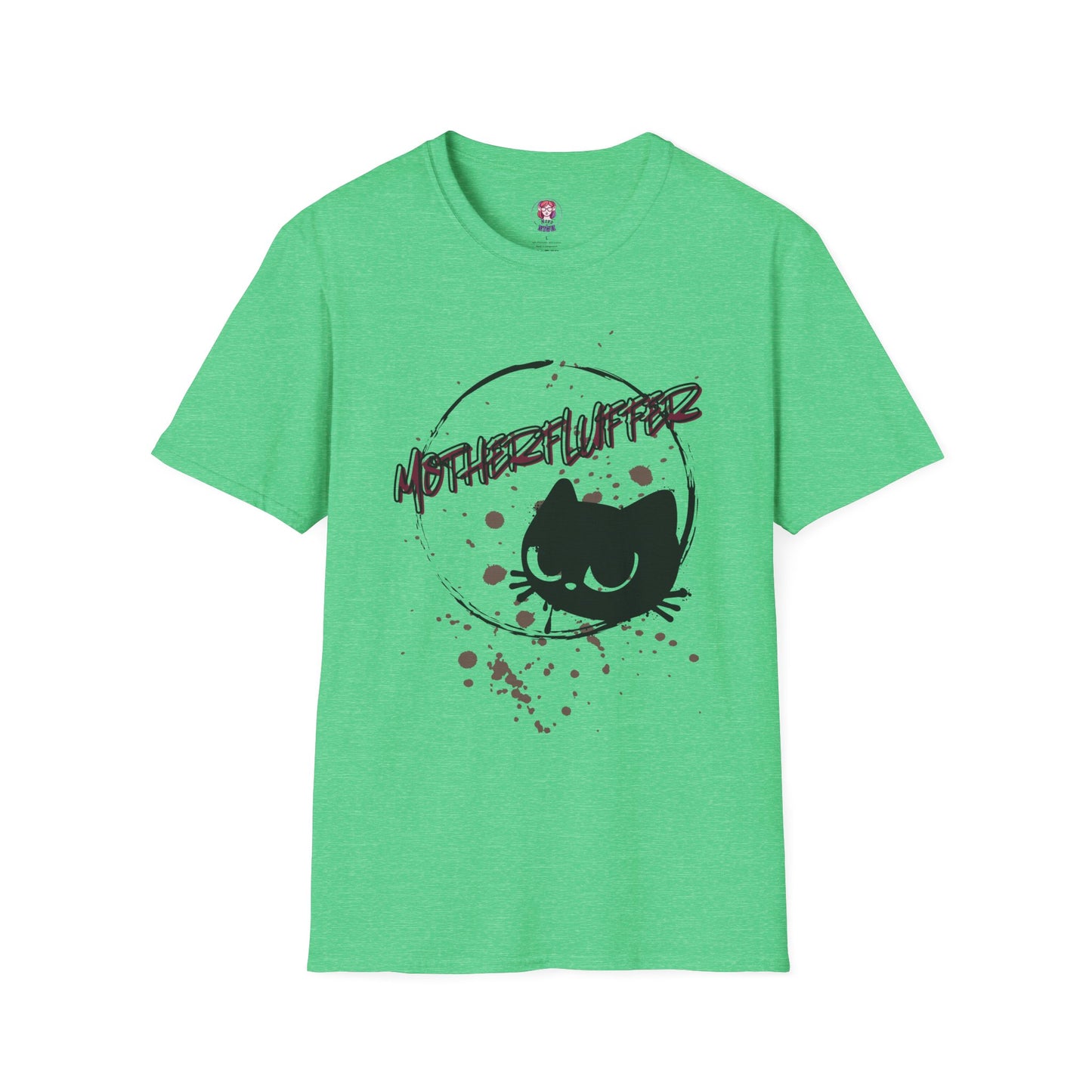 Motherfluffer Color Cat - Unisex Softstyle T-Shirt