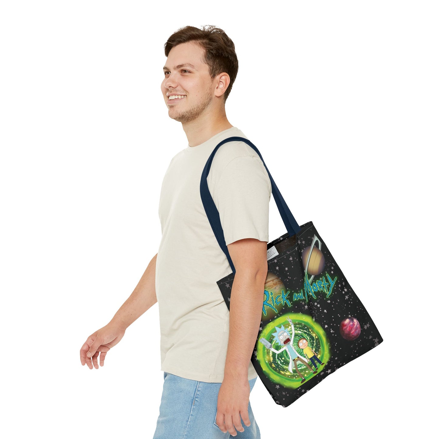 Rick & Morty Custom Adventure Tote Bag