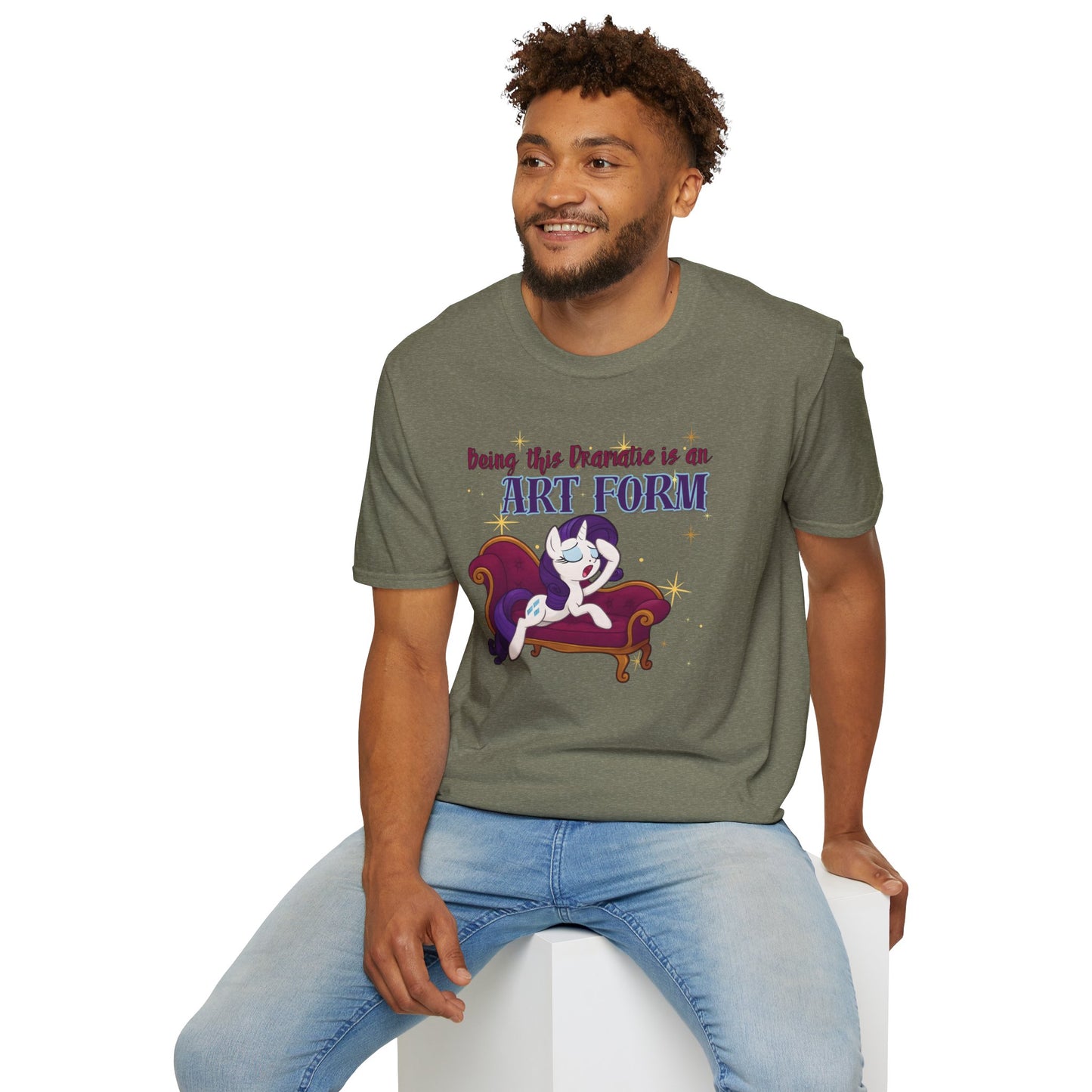 My Little Pony Rarity - Being Dramatic - Unisex Softstyle T-Shirt