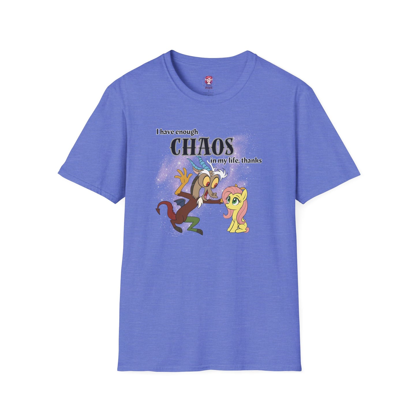 My Little Pony Discord and Fluttershy - Unisex Softstyle T-Shirt