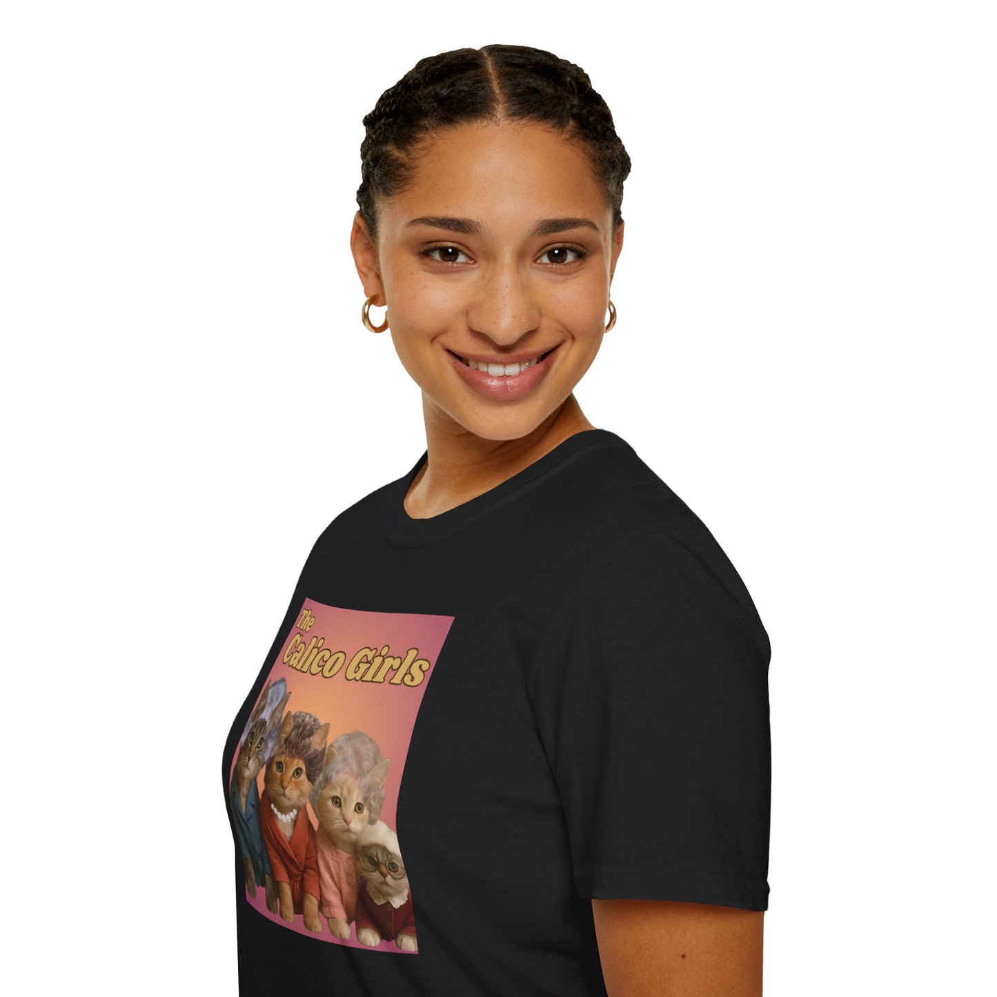 The Calico Girls cute kittens - Unisex Softstyle T-Shirt