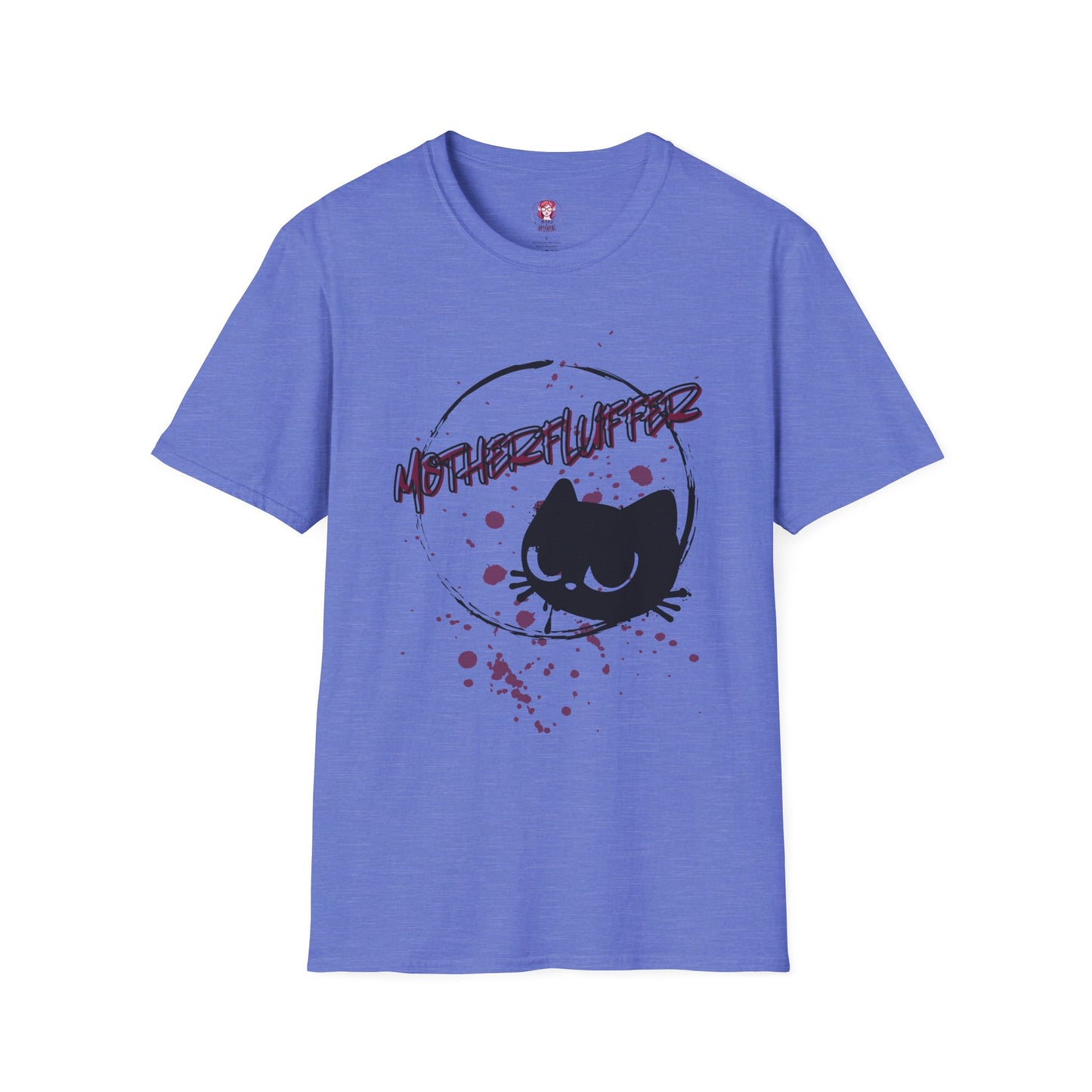 Motherfluffer Color Cat - Unisex Softstyle T-Shirt
