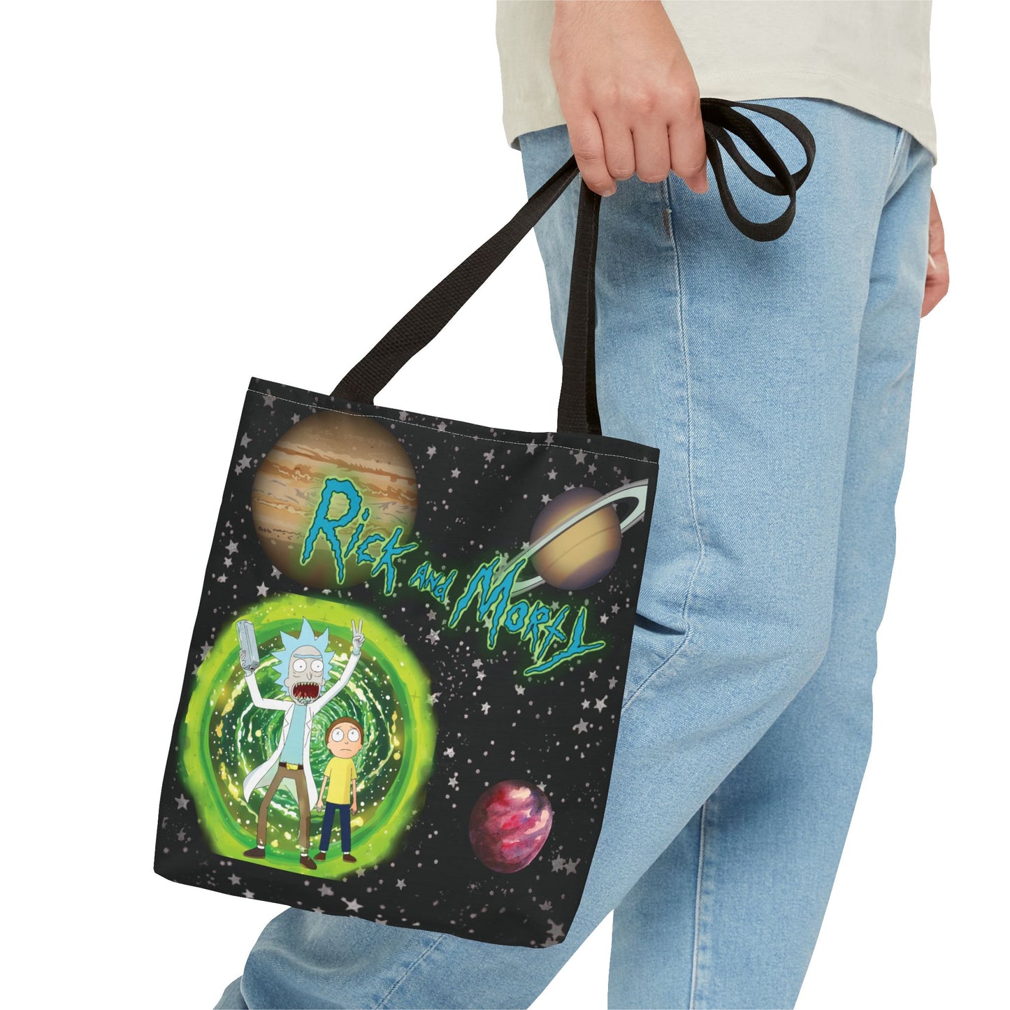 Rick & Morty Custom Adventure Tote Bag