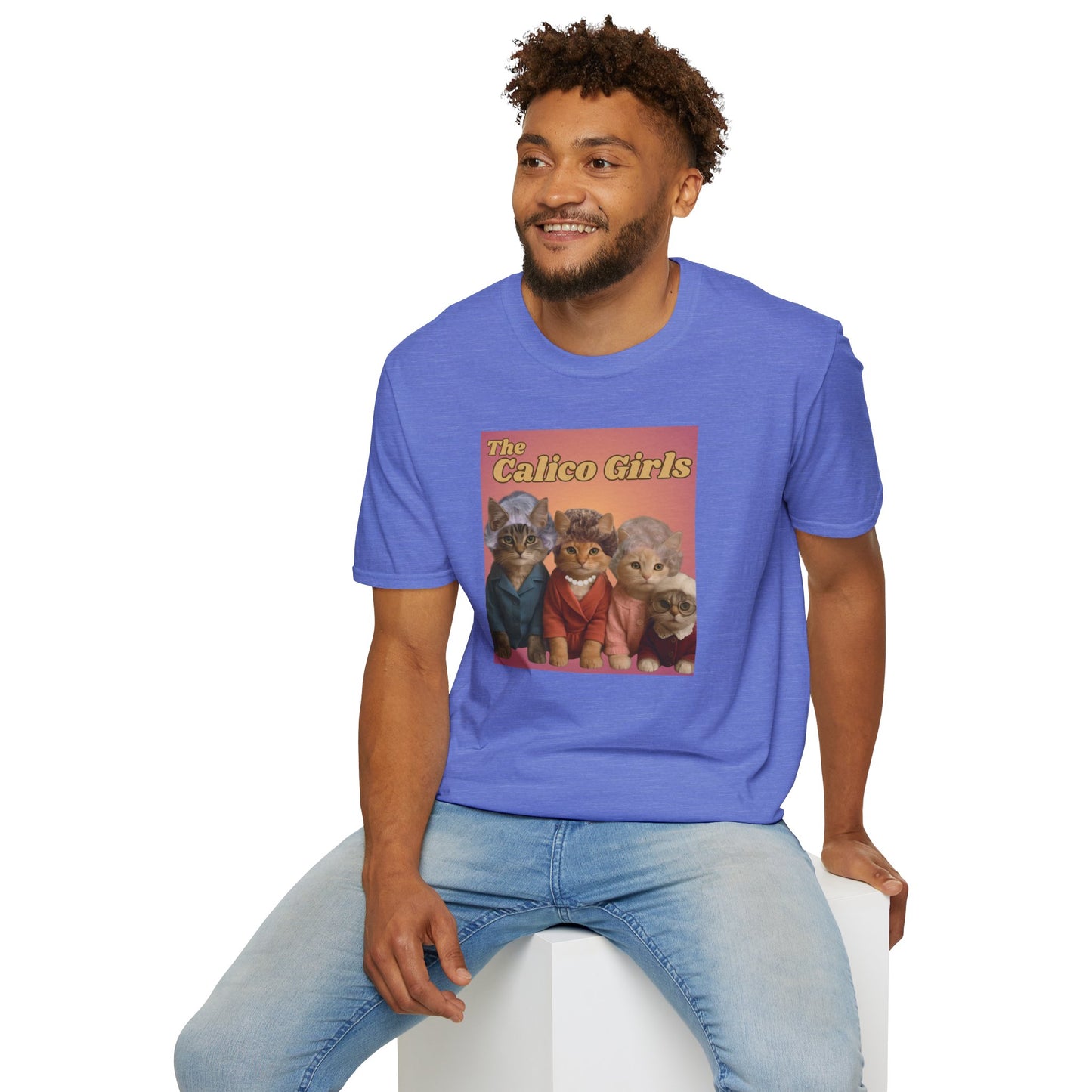 The Calico Girls cute kittens - Unisex Softstyle T-Shirt