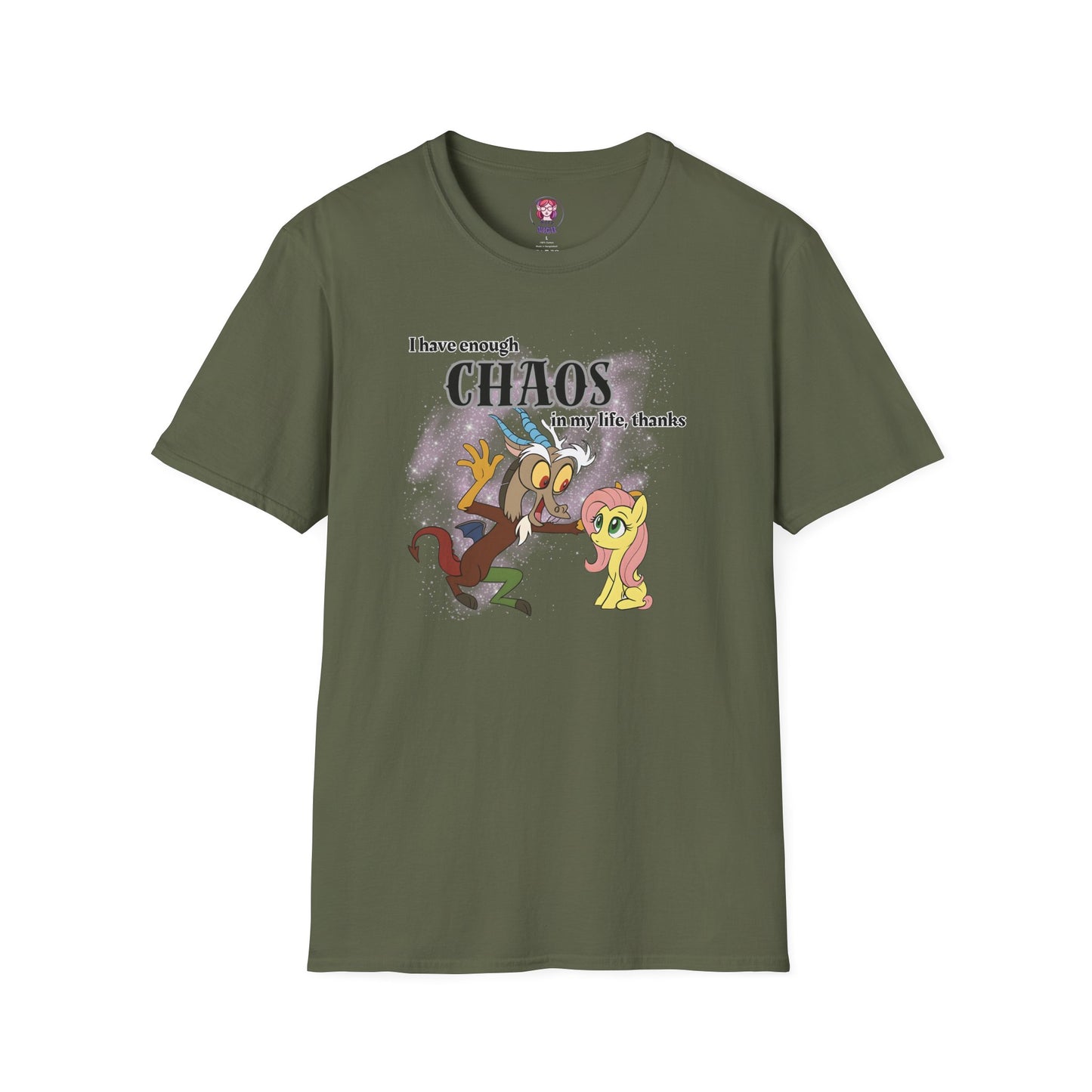 My Little Pony Discord and Fluttershy - Unisex Softstyle T-Shirt
